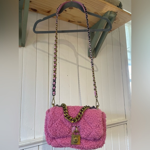 STEVE MADDEN Chain crossbody & hand bag, cozy material - Picture 5 of 6
